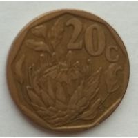 ЮАР 20 центов 1993 г.