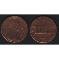 США km201 1 цент 1980 год (-) (f2