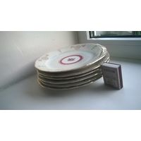 Набор тарелок РОЗА ГДР (6 шт ) диаметр 19 см