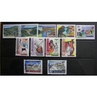 Лесото. Сборная тематика. 10 марок. 1996г