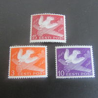 Эстония 1940  100 лет почтовой марки Голубь Авиапочта **