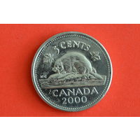 Канада 5 центов 2000