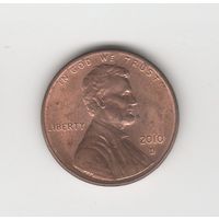 1 цент США 2010 D Лот 8694