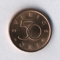 Швеция, 50 эре 2007 г.