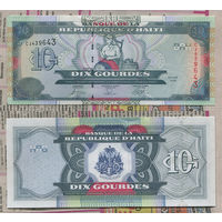 Распродажа коллекции. Гаити. 10 гурдов 2004 года (P-265b - 2000-2015 Issue)