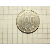 Южная Корея 100 вон 1992 (2)