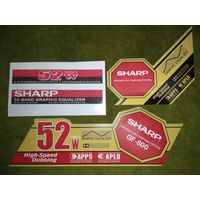 Наклейки на Sharp GF-800