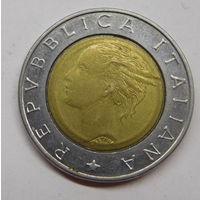Италия 500 лир 1893-1993 г 100 лет банку