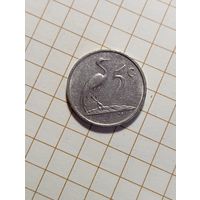 Южная Африка 5 центов 1987 года .