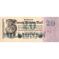 Германия, 20 млн. марок, 1923 г.