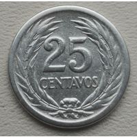 Сальвадор 25 сентаво 1953, серебро