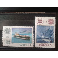 Барбадос 1988 Судно, кораблекрушение** Михель-6,0 евро