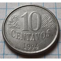 Бразилия 10 сентаво, 1994       ( 4-7-3 )