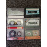 6 аудио кассеты одним лотом