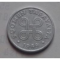 1 пенни, Финляндия 1969 г.