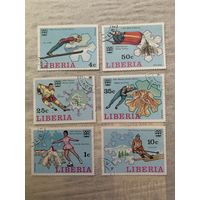 Либерия 1976. Зимняя олимпиада Инсбрук-76. Полная серия
