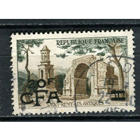 Французские колонии - Реюньон - 1957/1958 - Надпечатка CFA 20Fr на 50Fr - [Mi.406] - 1 марка. Гашеная.  (Лот 85EZ)-T25P7