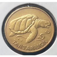 Кабо-Верде 1 эскудо, 1994 Черепаха     ( холдер )