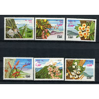 Лаос - 1983 - Цветы - [Mi. 655-660] - полная серия - 6 марок. MNH.  (LOT S40)