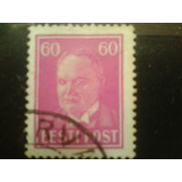 Эстония 1936 президент Паатс 60с Михель-7,0 евро гаш