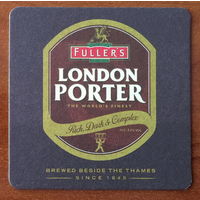 Подставка под пиво Fuller's London Porter (Великобритания) No 5