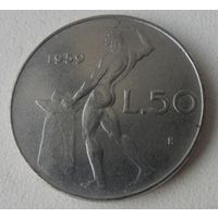 50 лир Италия 1959 г.в.