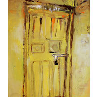 Картина "Желтая дверь" 60х50. Андрей Бондарев
