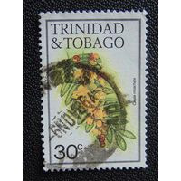 Тринидад и Тобаго 1989 г. Цветы.