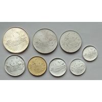 Ватикан 1, 2, 5, 10, 20, 50, 100 500 лир 1969 г. Годовой набор с серебром