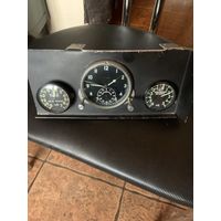 Отличные по состоянию самолётные часы 59 ЧП и оригинальные датчики температуры с панели приборов АН-12!