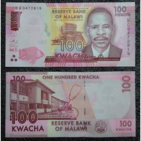 100 квача Малави 2017 г. UNC