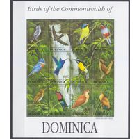1993 Доминика 1659-1670ZB Птицы 20,00 евро
