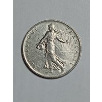 Франция 1  франк 1971 года .