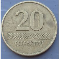 Литва 20 центов 2007. Возможен обмен