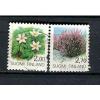 Финляндия - 1990 - Цветы - [Mi. 1100-1101] - полная серия - 2 марки. Гашеные.  (Лот 156BG)