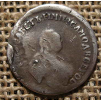 Полуполтинник 1746 г. ММД. Елизавета I. Тиражная монета