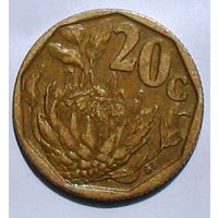 ЮАР, 20 центов 1993