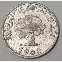 Тунис 1 миллим, 1960 (2-10-139)