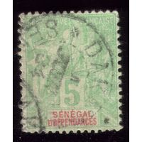1 марка 1892 год Сенегал 11 2
