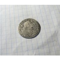 6 грошей 1757 Е Кёнигсберг. Пруссия.