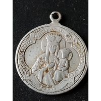 Медальон нач.20 в. Ченстоховская католический