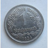 Германия 1 марка 1934 D  .2-59