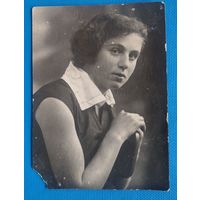 Фото девушки. Витебск. 1931 г. 5.5х7 см