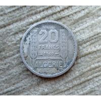 Werty71 Алжир Французский 20 франков 1949