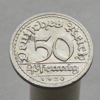 Германия 50 пфеннигов 1920 D