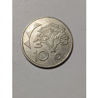 Намибия  10 центов 1998 года .