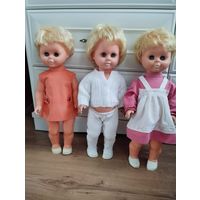 Куколки ГДР 3 штуки, одежда родная, кроме кофточки  и туфель ( у куколки в оранжевом платье). Цена указана за 1 куколку