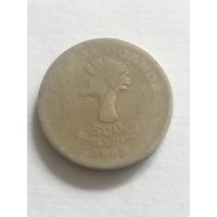 Уганда 500 шиллинг 1998