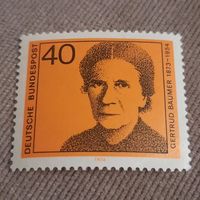 ФРГ 1974. Gertrud Baumer 1873-1954