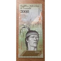 Банкнота ВЕНЕСУЭЛА 2000 БОЛИВАР 2016 ГОД